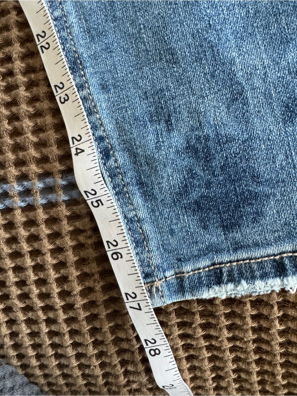 Distressed Light Blue Ripped Jeans - Picture 4 of 4